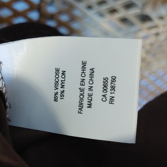 Women's Brown Notched Collar Button Down Top Size Small - Picture 12 of 12